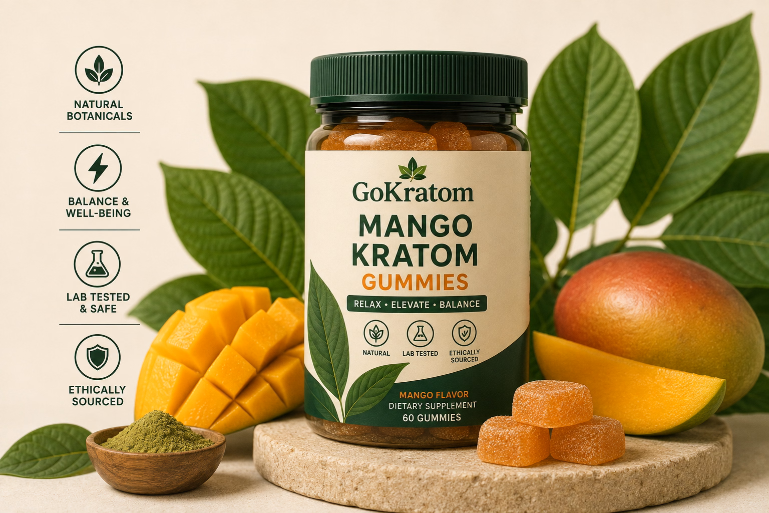Mango Kratom Gummies