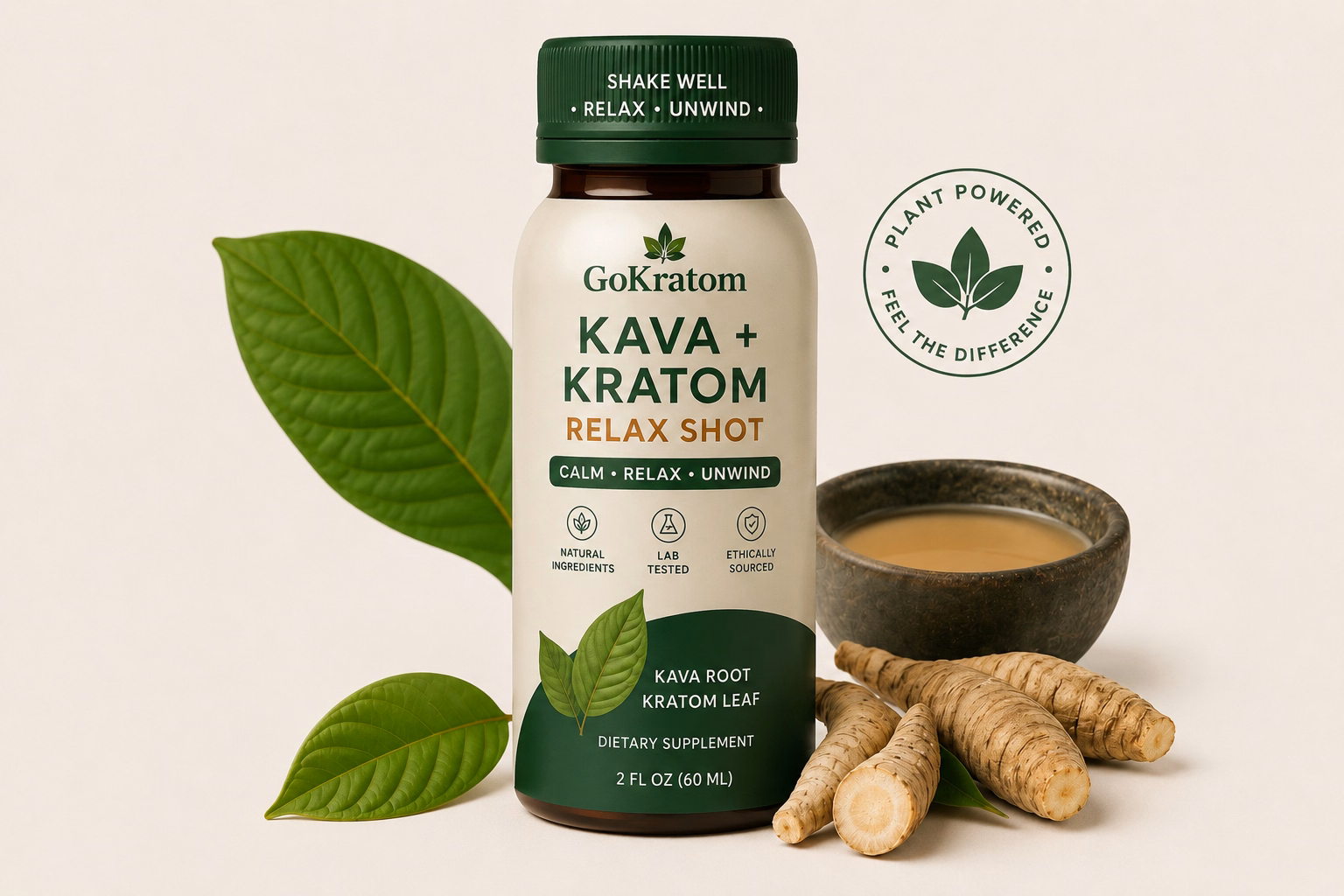 Kava + Kratom Relax Shot