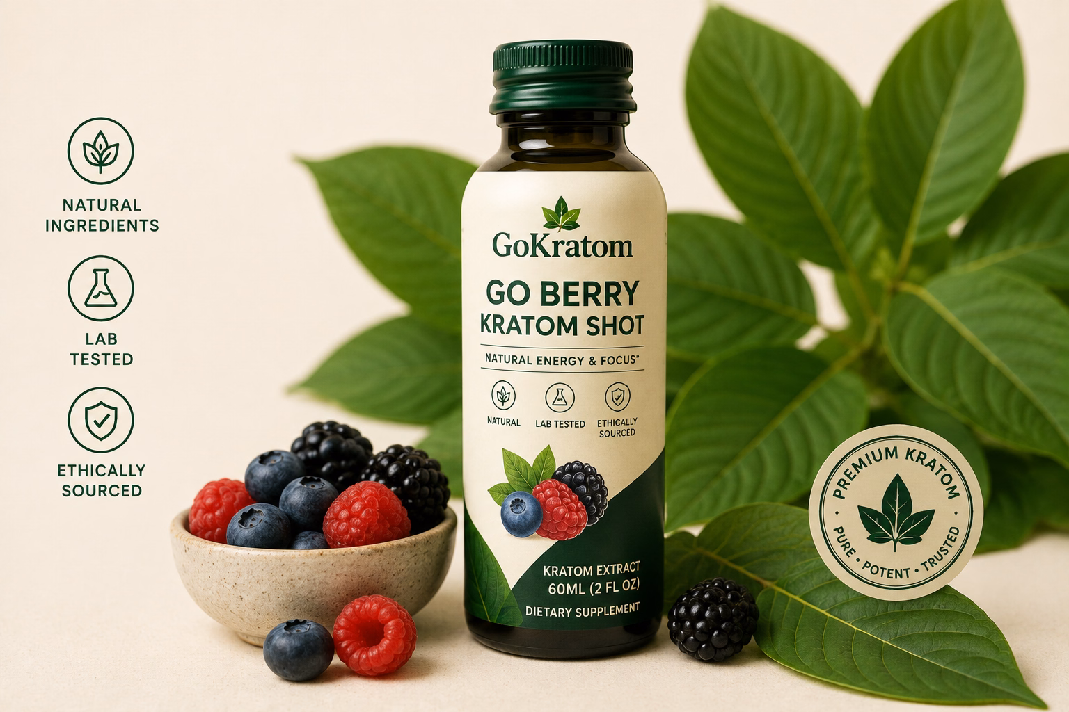 Go Berry Kratom Shot
