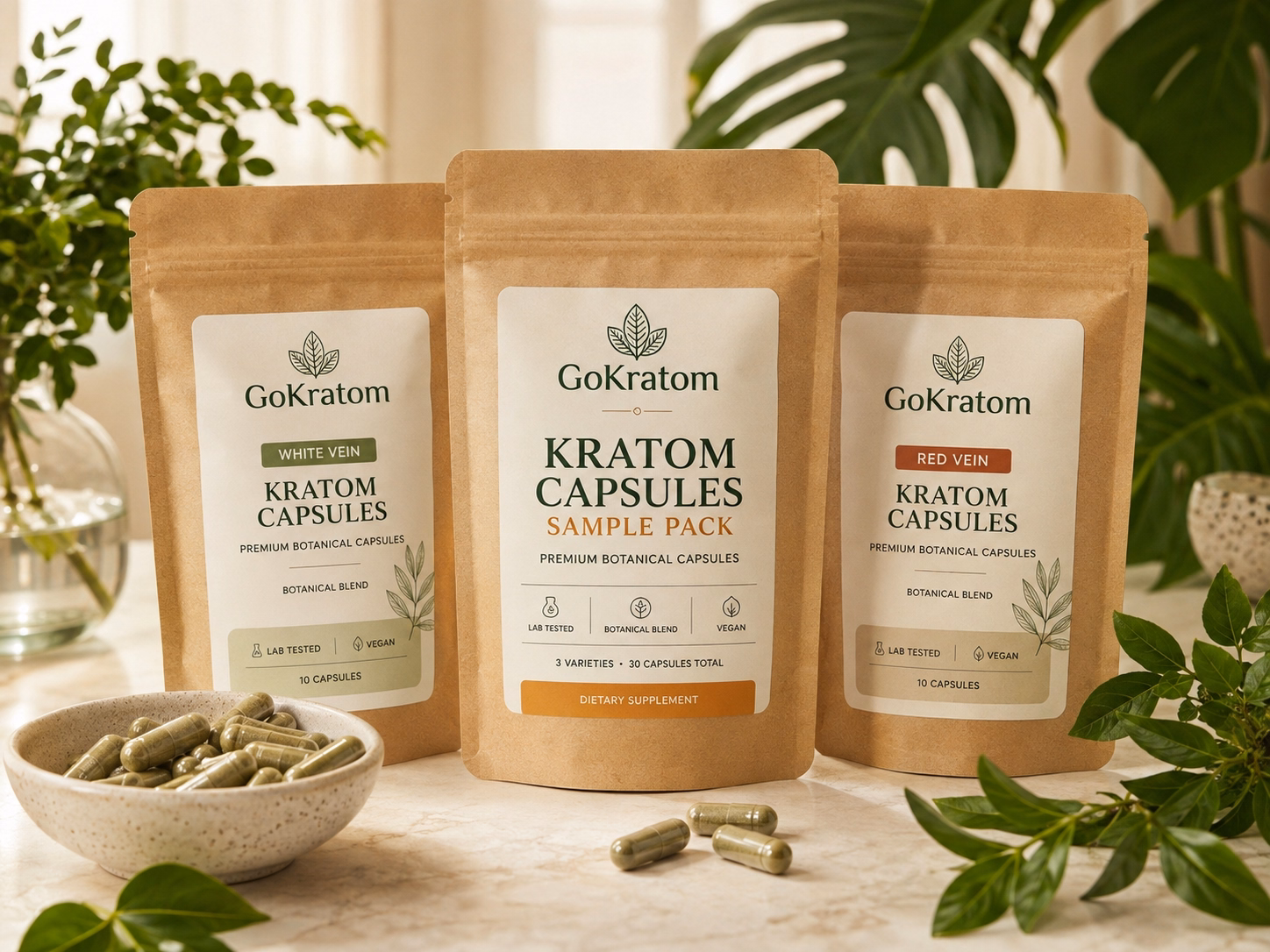 Kratom Capsules Sample Pack