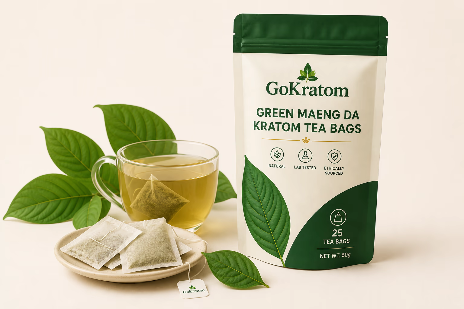 Green Maeng Da Kratom Tea Bags