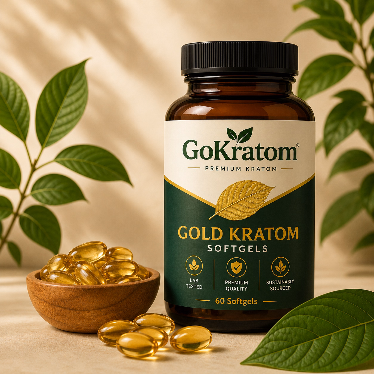 Gold Kratom Softgels
