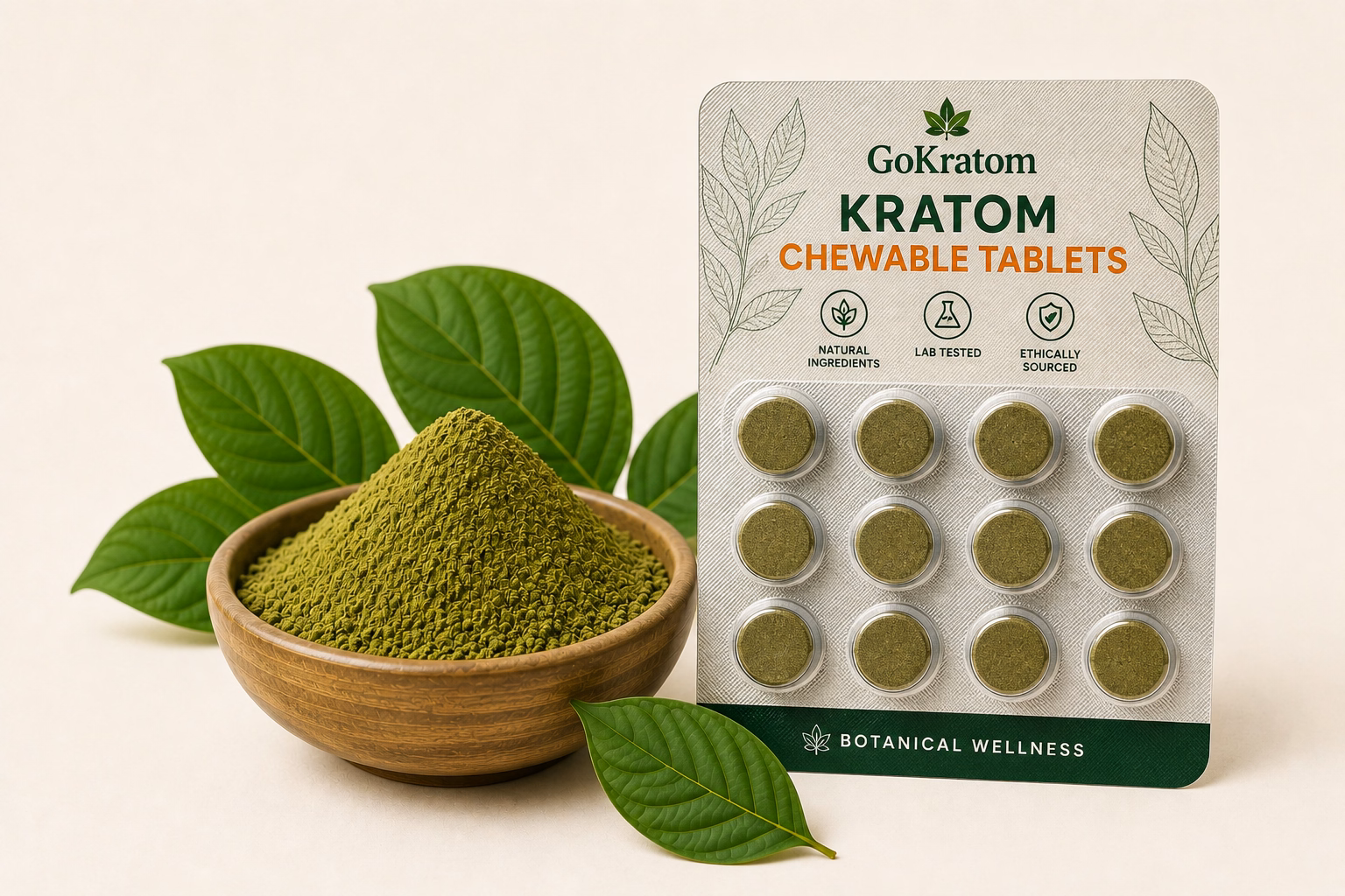 Green Kratom Leaf Tablets